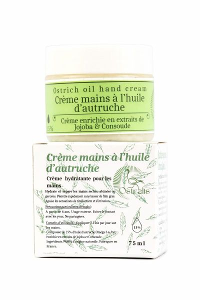 Handcreme mit Straußenöl – Intensive Pflege für trockene Hände